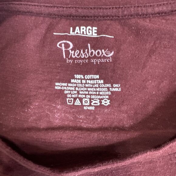 Texas A&M Aggies Maroon Women's Large Graphic Tee - GIG EM - Picture 3 of 10